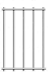 GAW welded wire fence 12.5 gauge mesh