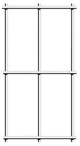 GAW welded wire fence 14 gauge mesh