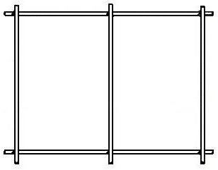 16 gauge vinyl coated 2"x3" welded wire fence
