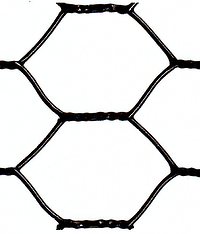 vinyl coated hex netting
