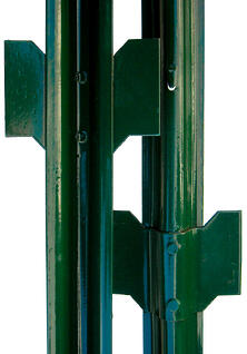 U fence post green PVC