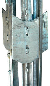 galvanized T fence post
