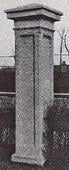 concrete gate post