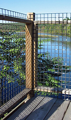 welded wire railing safety mesh