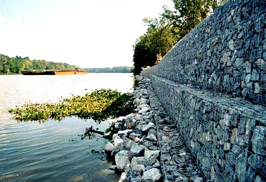 gabion welded wire basket retaining wall