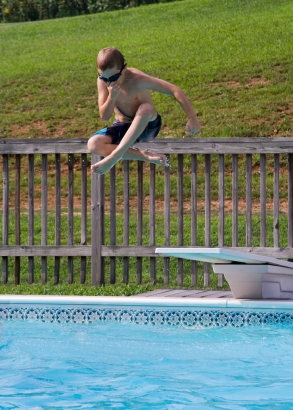 swimming pool fence