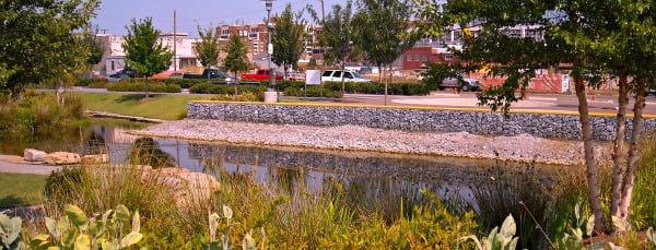 gabion retaining wall