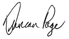Duncan Page signature
