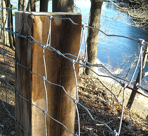 woven safety mesh barrier