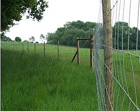 Tornado deer fence