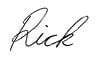 Rick Hoffman signature