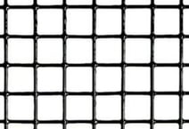 black vinyl coated wire mesh