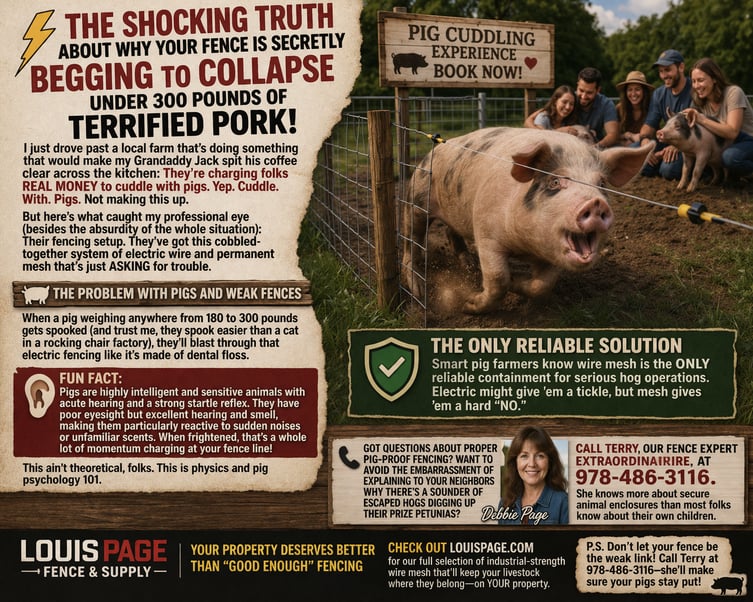 The truth about weak fences and pigs